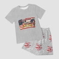 thumbnail image 7 of Girls Summer 2 Piece Outfits Kids Oversized T Shirts and Shorts Clothing Sets 5-14 Years Girls Summer Set 2-12 Years,7-8 Years, 7 of 7