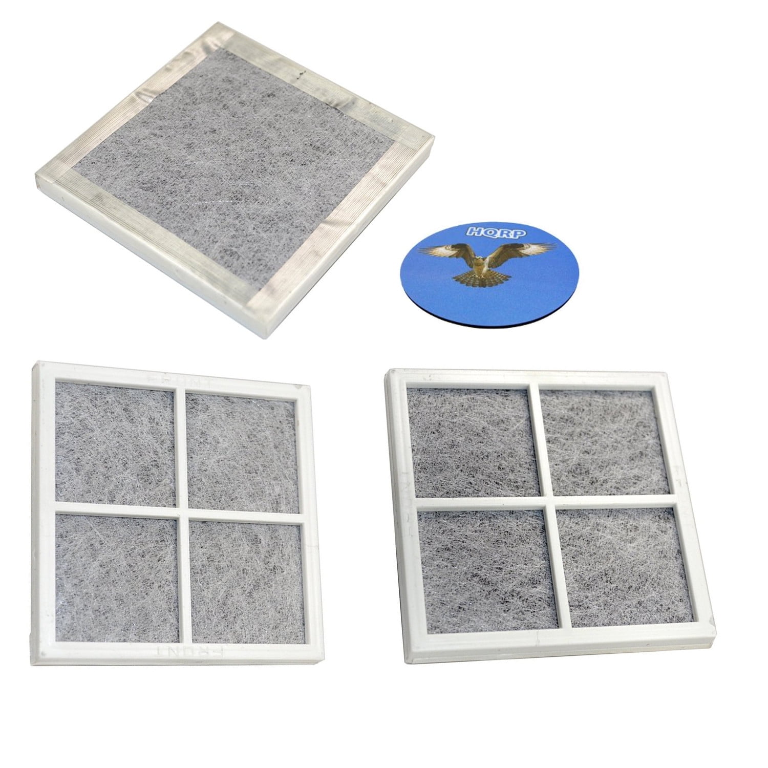 HQRP Pack of 3 Fresh Air Filters for LG Refrigerators LT120F