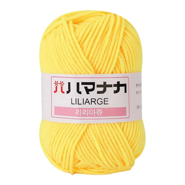 WLOELOEW Thick Hand Knitting Yarn Chunky Ice Style 100G Ball Color A Premium Polyester Blend Crochet Wool For Scarf Doll Making Craft Supply 6X6X9 Inches A