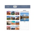 thumbnail image 2 of Blue Sky 2027 Decorative Monthly Wall Calendar, 12" x 12", January 2027 - December 2027, Large Daily Blocks, Stapled With Double Sided Printing, National Parks, 2 of 2