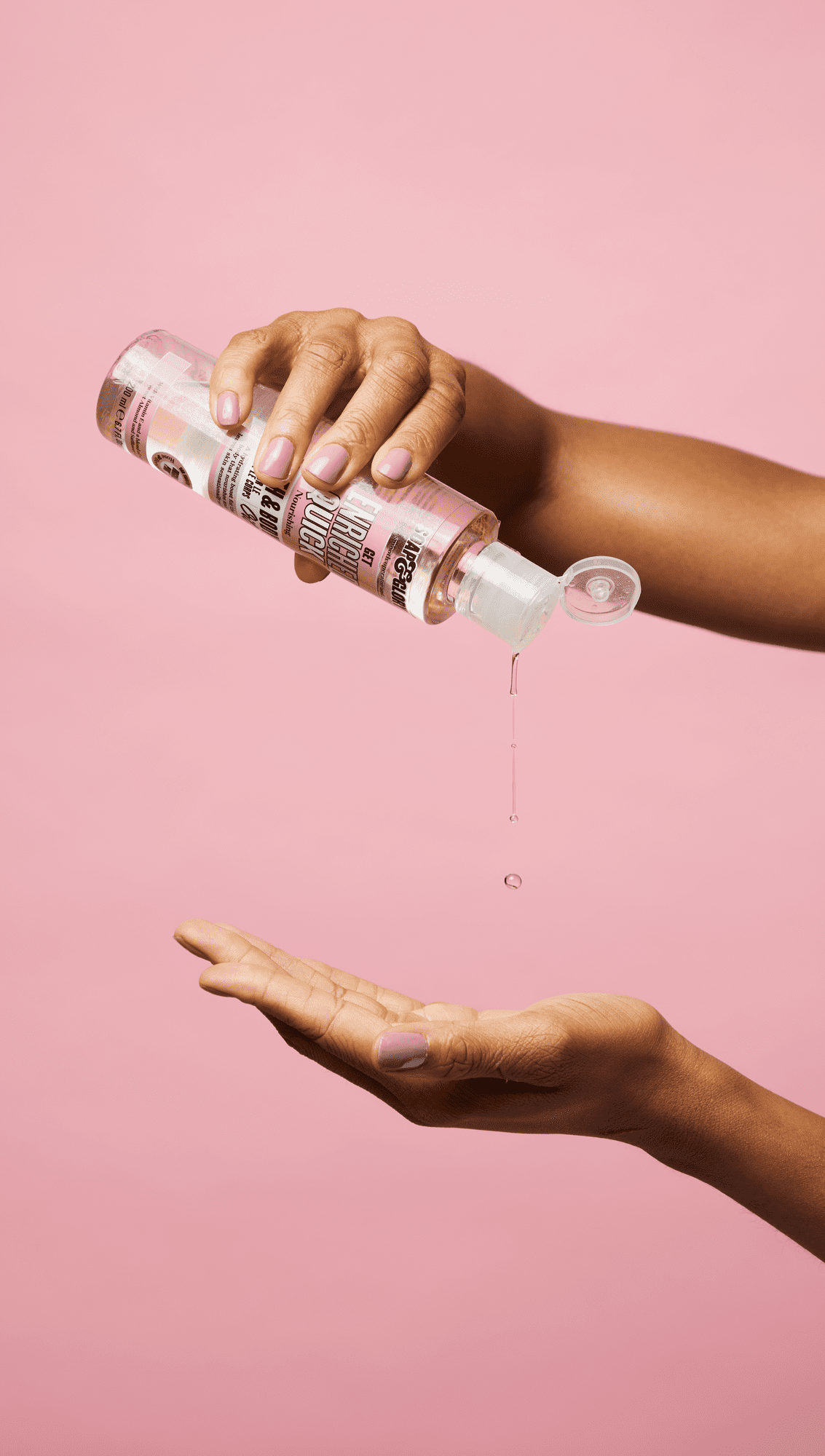 Soap & Glory Get Enriched Quick Nourishing Bath & Body Oil, Original Pink Scent, 6.7 fl oz