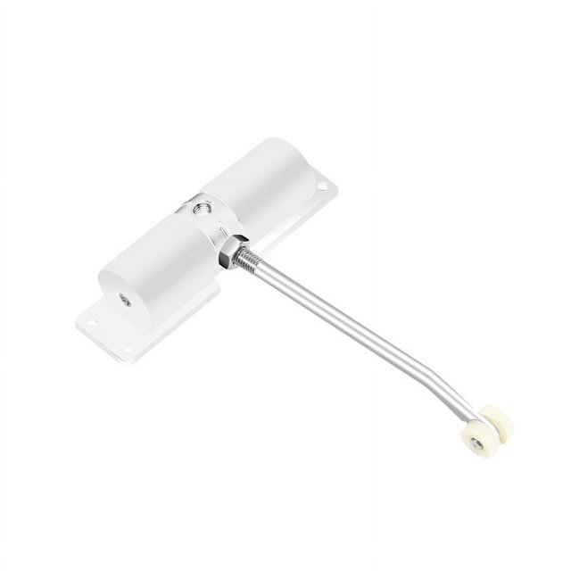 Cierrapuertas de madera para dormitorio, de aleación de aluminio, con resorte silencioso, con cojín para puerta de casa, cierrapuertas automático ajustable