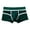 Green, variant on ,Men's Boxers Briefs Basic Low Waist Breathable Comfortable Underwear Fashion Sports Boxer 6D Sewing Underpants Black M