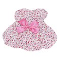 thumbnail image 4 of Falda para mascotas precioso vestido con lazo de conejito falda floral de princesa linda rosa para mascotas pequeñas para fiestas bodas y viajes ANGGREK  Otros, 4 of 8