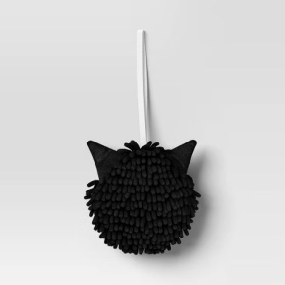 Halloween Black Cat Noodle Hand Towel - Hyde and EEK! Boutique