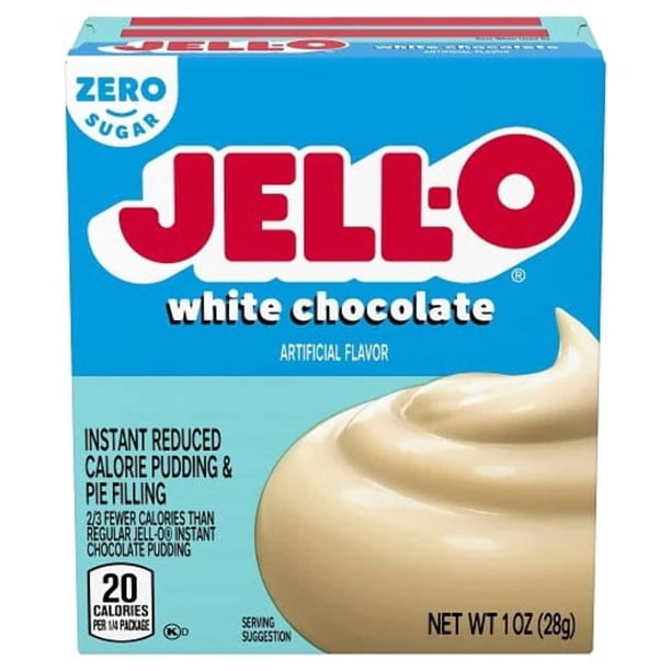 Jell-O White Choc Zero 1oz - Gelatin and pudding for retail