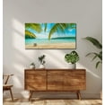 thumbnail image 5 of CDDposter Beach Wall Art Decor Tropical Ocean Canvas Picture for Living Room Blue Seascape Painting for Bedroom Coastal Theme Landscape for Home Office Decorations Ready to Hang(20"*40"), 5 of 7