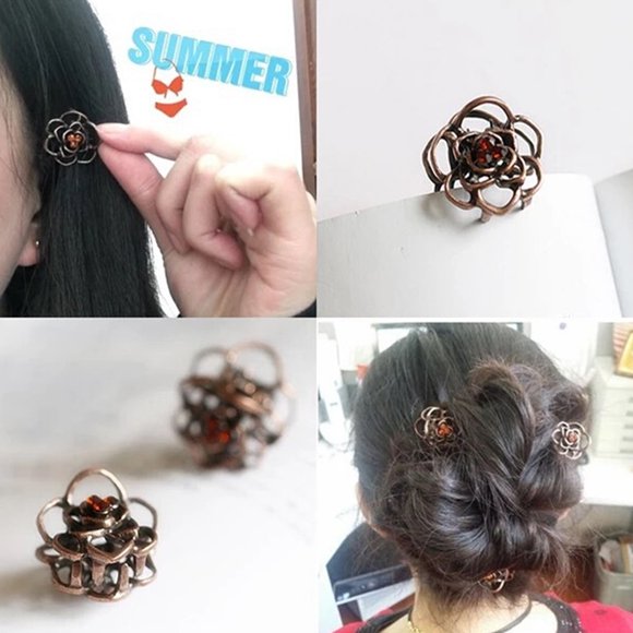 OHOIOLLA 3Ud Accesorios Para Multicolor Con De Rosa En Aleación Y Resistente