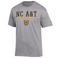 thumbnail image 2 of Men's Champion  Gray North Carolina A&T Aggies Football Jersey T-Shirt, 2 of 3