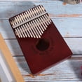 thumbnail image 1 of Kalimba, Mahogany Handcraft 17 Key Kalimba Small  Engraved  For Music Instrument Café, 1 of 8