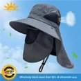 thumbnail image 1 of Bufanda de camuflaje para hombre, sombrero con protección solar, sombrero de pesca al aire libre, sombrero con protección para el cuello desmontable, gorra de béisbol transpirable, 1 of 5