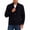 Black -AW23, variant on Men's Cardigan Sweater Long Sleeve V Neck Button Down Sweater Casual Lightweight Business Outwear Open Front Cardigans Army Green M