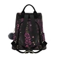 thumbnail image 2 of FORMRS Women's Travel Backpack Purse Anti-Theft Hidden Pockets Casual Shoulder Bag, Dark Purple Floral Pattern, 2 of 7