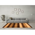 thumbnail image 3 of Ahgly Company Indoor Rectangle Abstract Orange Modern Area Rugs, 8' x 10', 3 of 4