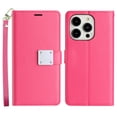 thumbnail image 3 of For Apple Iphone Xr Wallet Id Card Holder Case Cover - Hot Pink, 3 of 4