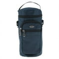 thumbnail image 3 of Water Bottle Holder Carrier with 3 Pockets And Adjustable Shoulder Strap - Green, 3 of 6