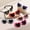 E, variant on 2026 Flame Sunglasses for Party, Novelty Fire Shape Sunglasses Protection Round Frame for Halloween Party Decorations Gifts