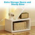 thumbnail image 6 of Casacomoda 8 Tier Tree Bookshelf, Bookcase with LED Lights, Display Floor Standing Storage Shelf, Book Organizer Shelves for Home Office, Living Room, White, 6 of 7