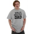 thumbnail image 3 of Father's Day World's Greatest Dad Men's Graphic T Shirt Tees Brisco Brands S, 3 of 5