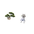 thumbnail image 5 of CarpNettore Artificial Bonsai Tree Astronaut Statue Greenery Faux Plant Nordic Sculpture Decorative Figurine for Table Centerpieces Bookshelf Home Decor, 5 of 8