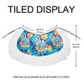 thumbnail image 5 of Tie Dye Stylish Chiffon Women's Summer Beach Dress with Polyester Straps - Beach Skirt Option Included, 5 of 6