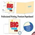 thumbnail image 4 of NobleWorks Big Thank You Paper Card From Us 8.5 x 11 Inch with Envelope (1 Pack) Big, Jumbo Big Thank You J9689TYG-US, 4 of 7
