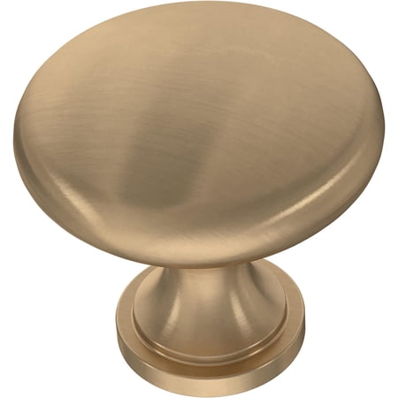 Franklin Brass Mushroom (5-Pack) Cabinet Knobs Champagne Bronze Drawer Kitchen for Dresser Drawers Pulls and 1-3/16" Closet Door P42354Z-CZA-B