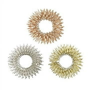 MindInsoles Acupressure Ring - 3pc Acupressure Sensory Rings for Adults and Seniors Massage Fingers and Relax the Mind