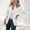 White, variant on Womens Casual Blazers Open Front Long Sleeve Work office Suit Jackets Blazer with Pockets S-XXL White