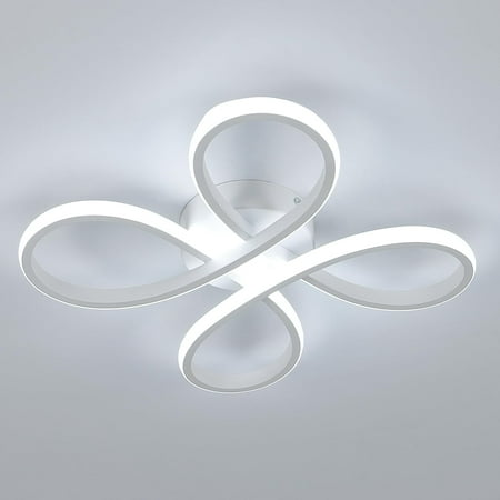 

Goeco Modern Ceiling Light - 30W Flower Design Hallway Ceiling Light Fixture 6500K Cold Light Indoor Flush Mount Ceiling Light for Bedroom Living Room Kitchen Dining Room Hallway Hall