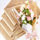 thumbnail image 5 of Paquete de 100 Fundas de Flores para Ramo, Bolsa de Papel de Regalo de Flores de 14 X 22 Pulgadas, Papel de Flores Kraft Frontal Transparente, 5 of 5