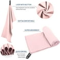 thumbnail image 4 of Toalla de Viaje ZIUDBOC de Microfibra, Secado Rápido, Súper Absorbente, Rosa, 4 of 6