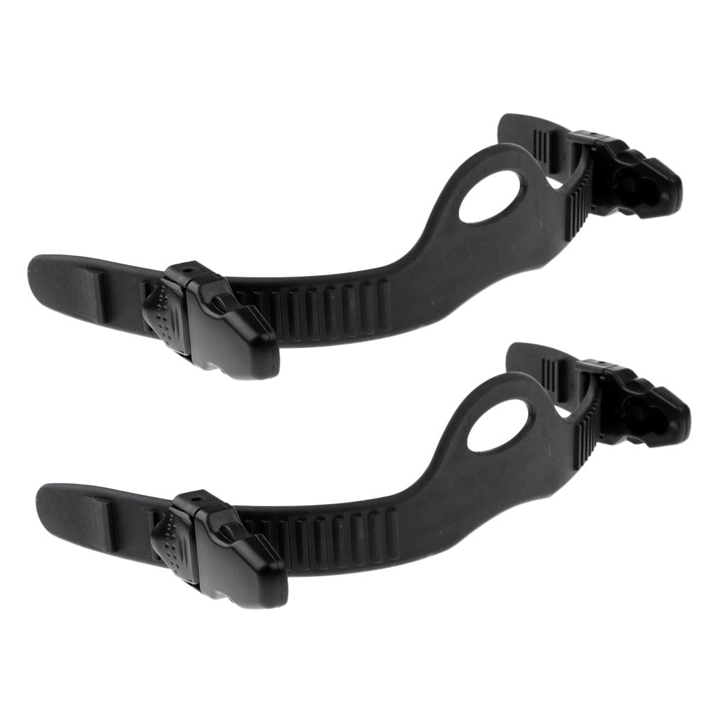 Black Rubber Replacement Straps for Diving And Snorkeling
