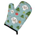 thumbnail image 1 of "Treasures BB5046OVMT Christmas White Poodle - Manopla para horno, 12"" por 8.5", multicolor" Caroline's Treasures BB5046OVMT, 1 of 1