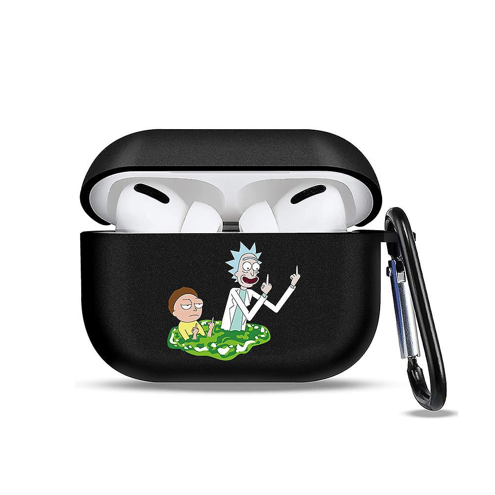 Rick and Morty Cartoon TPU Case Cover Protector For Apple AirPods