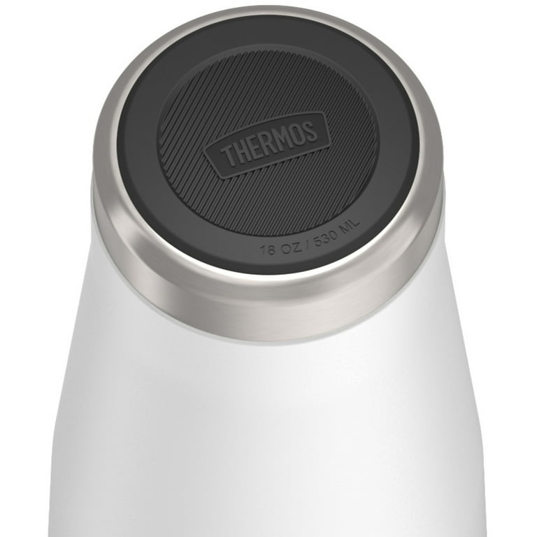 Thermos Stainless Steel Tumbler, w/ Slide Lock Lid, White, 18 oz