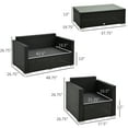 thumbnail image 3 of Outsunny 4-Piece Cushioned Outdoor Rattan Sofa Set, 3 of 10
