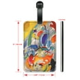 thumbnail image 2 of Kandinsky: Sea Battle - Luggage ID Tags / Suitcase Identification Cards - Set of 2, 2 of 5