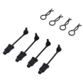 thumbnail image 4 of 4x Clips de plástico para carrocería RC Macarena Retenedor de carcasa de repuesto DIY, 4 of 7