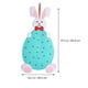 thumbnail image 4 of 1 juego de conejito de fieltro para manualidades, decoración colgante de conejo de Pascua, 4 of 5