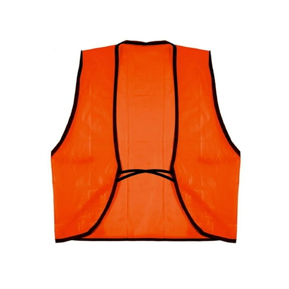 Universal Safety Disposable Vest High Visibility One Size Fits Most Orange