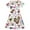 Multicolor6, variant on Isvgxsz New Summer Dresses for Girls Fashion Print A-Line Midi Dress Short Sleeve Crew Neck Breathable Flower Girl Dresses 11-12 Years（160） Multicolor1