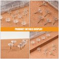 thumbnail image 6 of Topbathy 100Pcs Transparent Push Pins for Office and Home Use Clear Thumbtacks for Bulletin and Map Boards, 6 of 7