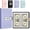 Purple, variant on Libro para Ahorrar Dinero, Lockable Savings Notebook with 100 Transparent Cash Pockets, PU Leather Money Saving Binder with Password Lock, Budget Organizer,(Black)