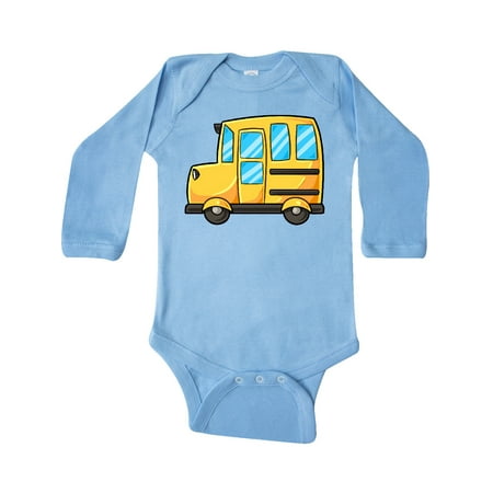 

Inktastic Cute School Bus Gift Baby Boy or Baby Girl Long Sleeve Bodysuit