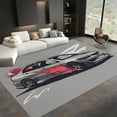 thumbnail image 1 of Area Rug 8x10 ft Gray Car Living Room Rugs, Indoor Accent Rug, Washable Non Slip Stain Resistant Carpet, for Bedroom Dining Room Home Office Soft Low Pile Print Rugs, 1 of 7