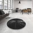 thumbnail image 4 of Ahgly Company Tapis d'Intérieur Lavable en Machine Carré Transitionnel Noir Nuit, 5 Pieds Carré, 4 of 7