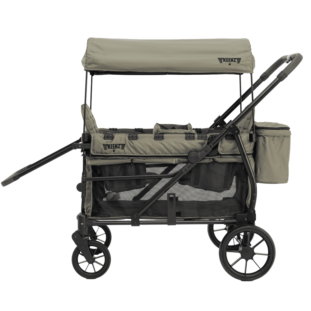 Keenz VIVA 2-Passenger Stroller Wagon – Compact Power for City Life | Green