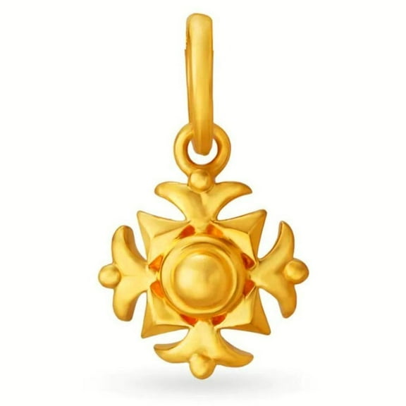 22K/18K Real Certified Fine Yellow Gold Unique Heart Womens Pendant