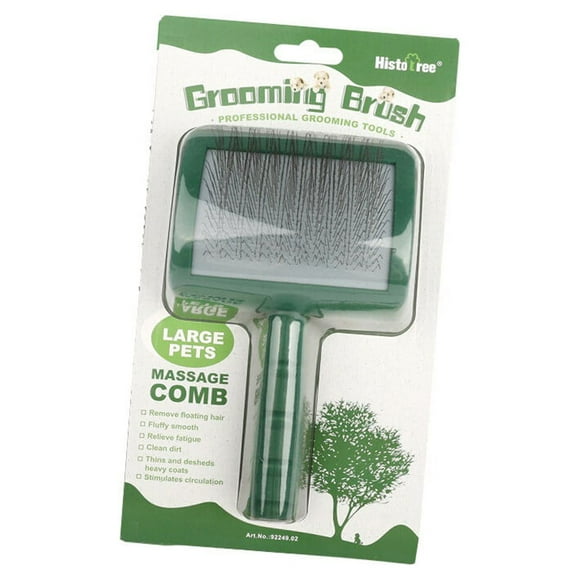 Portable Pet Hair Brush Loose Replaceable Animals Brushes Hairs Remover Grooming Brushes Hairdressing Cleaning Tools Pets Supplies Accessories Green